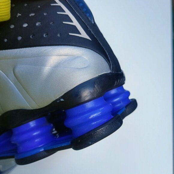 Nike Shox R4 Blue Silver Men’s 10.5 Running Shoes - Picture 7 of 10